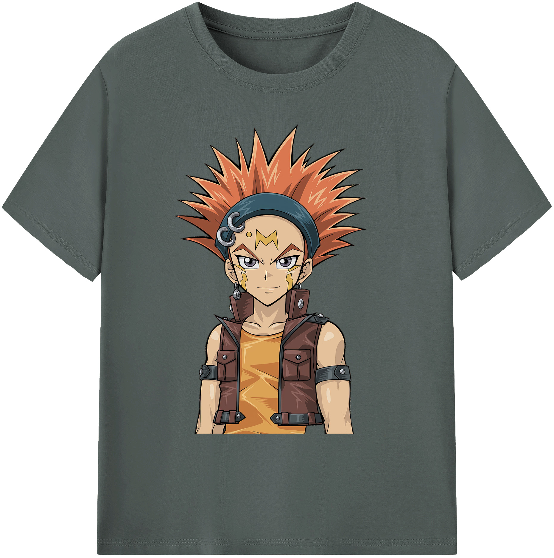 遊☆戯☆王 Yu-Gi-Oh! 綿100％ メンズ半袖Tシャツ｜肌触りやわらか＆通気性
